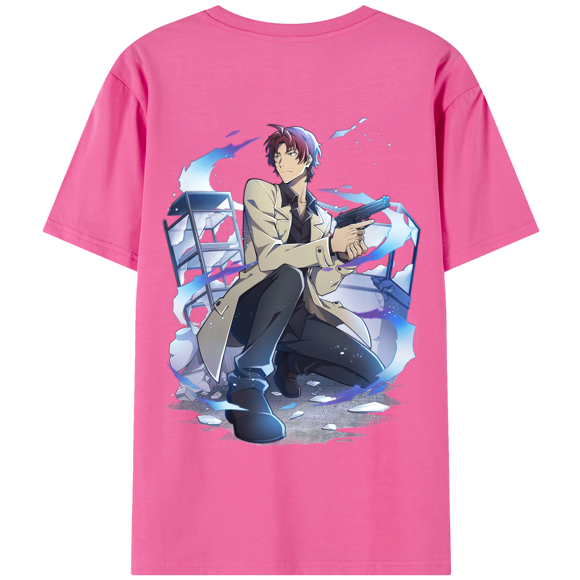 （画像用） 文豪ストレイドッグス Bungo Stray Dogs レディース半袖Tシャツ(バックプリント)
